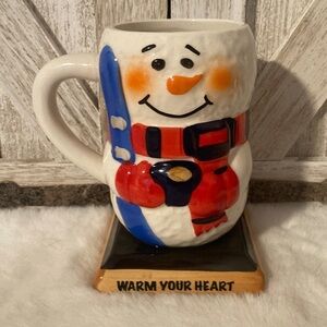 Bay Island Warm Your Heart Snowman Mug